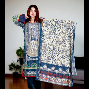 PAKISTANI INSPIRED MALHAR LAWN CODE 185 BLUE