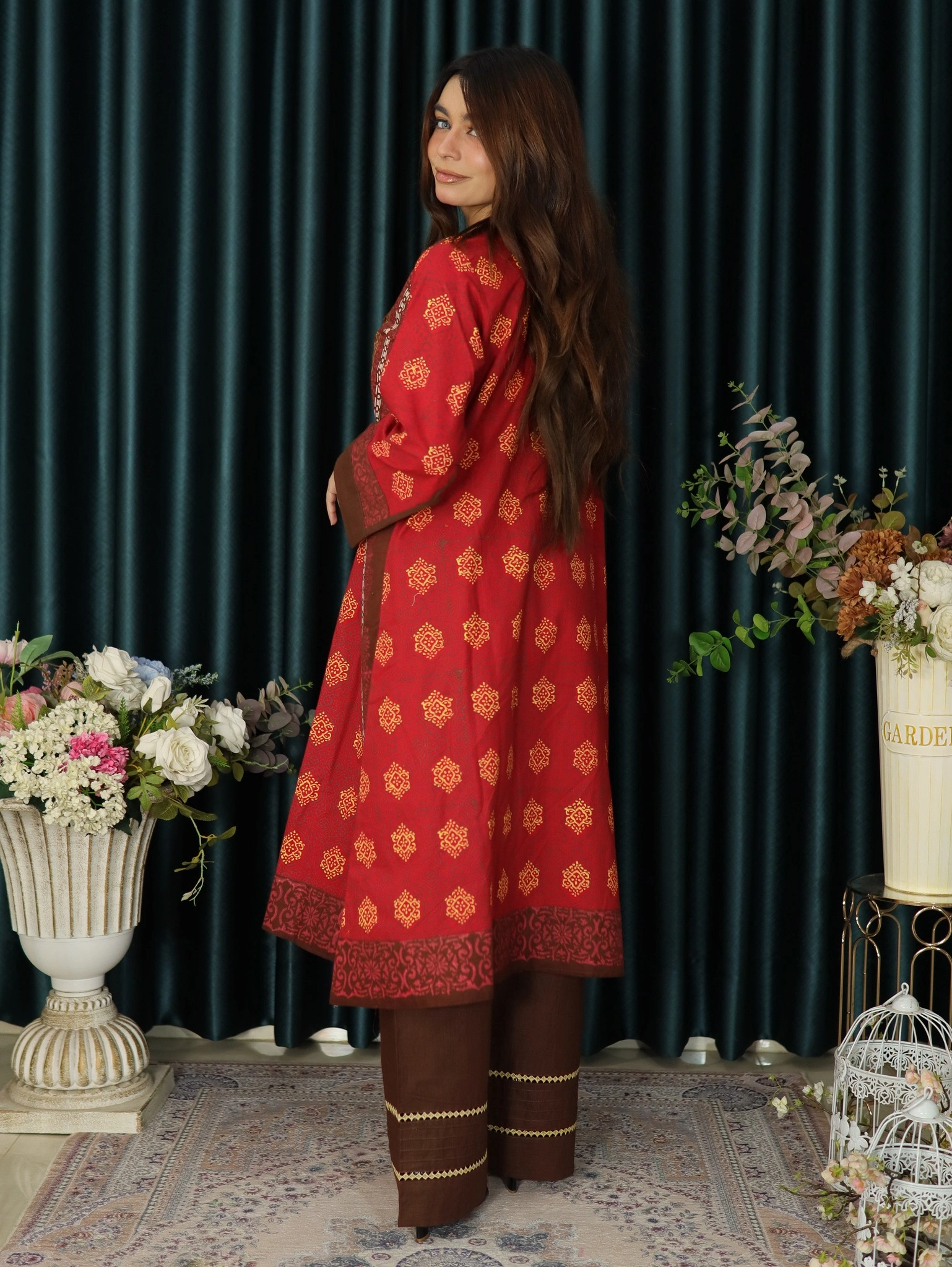 ANJAN COTTON 300 RED (3)