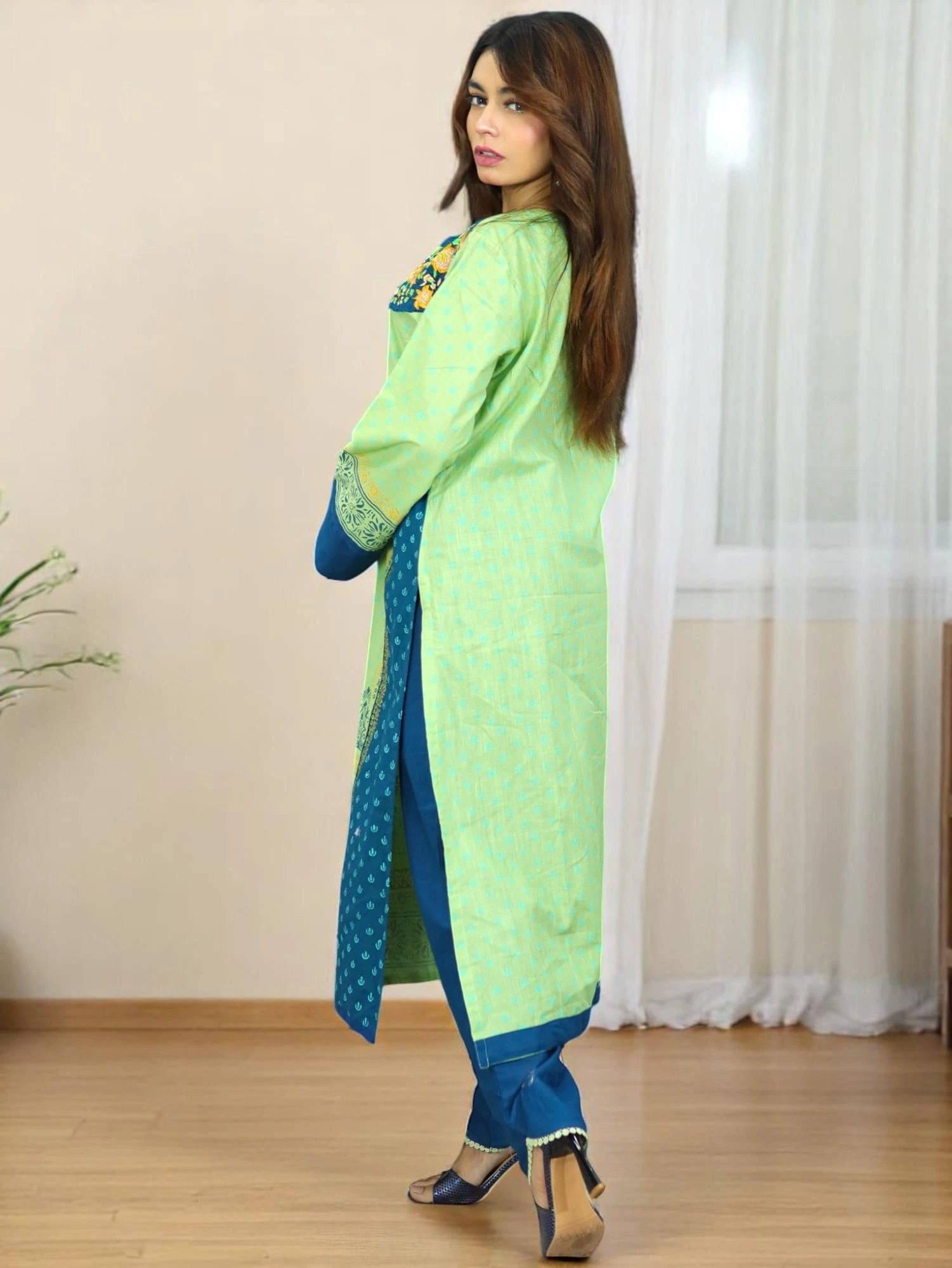ANJAN COTTON 46 LEMON (3)