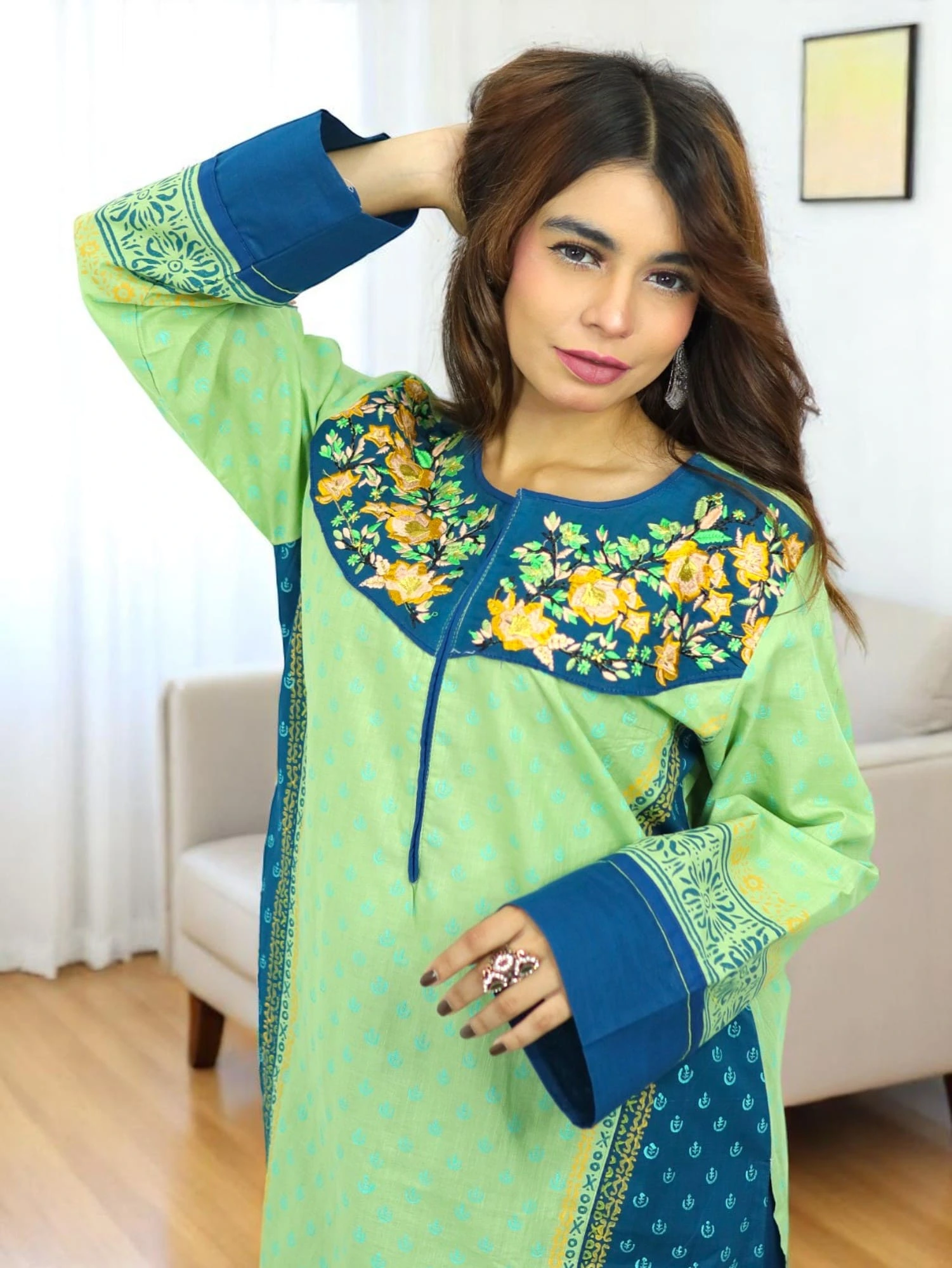 ANJAN COTTON 46 LEMON (4)