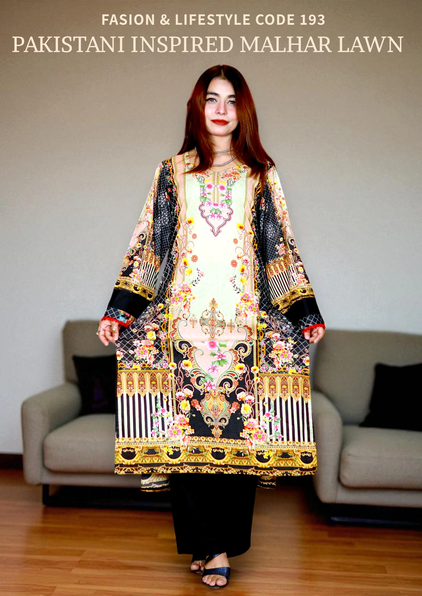 PAKISTANI INSPIRED MALHAR LAWN CODE 193 (2)