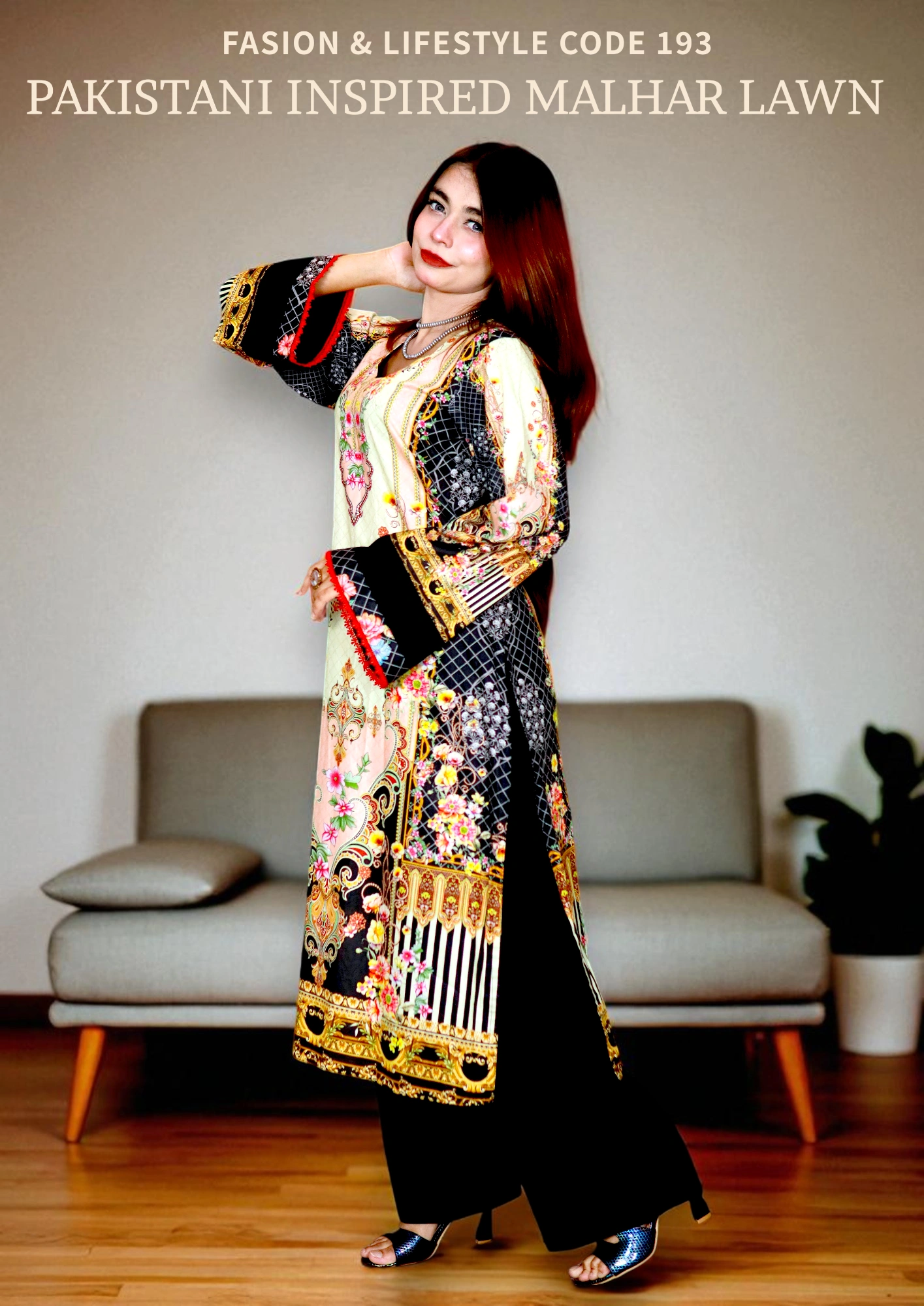 PAKISTANI INSPIRED MALHAR LAWN CODE 193 (5)