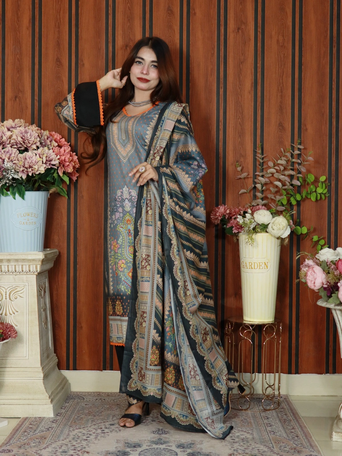 PAKISTANI INSPIRED MALHAR LAWN CODE 184 (4) (1)