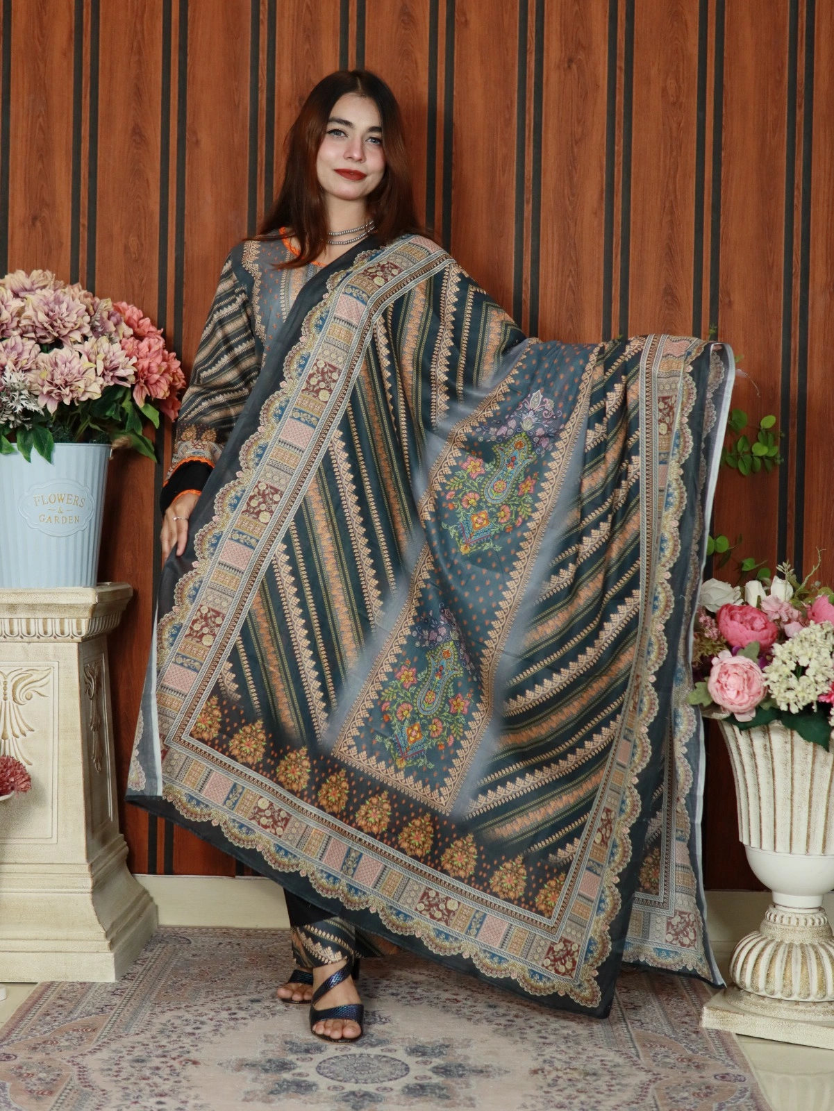 PAKISTANI INSPIRED MALHAR LAWN CODE 184 (7)