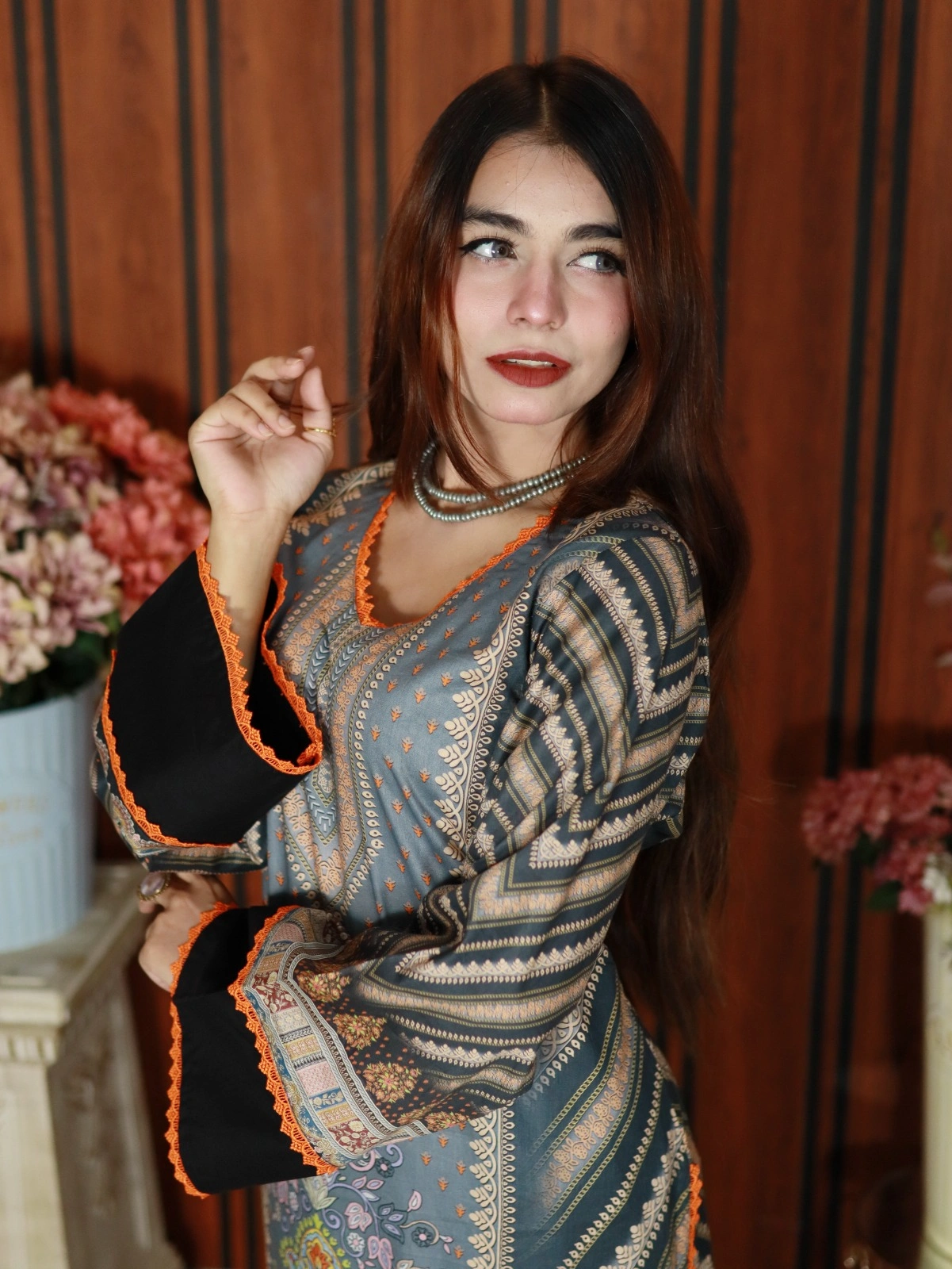 PAKISTANI INSPIRED MALHAR LAWN CODE 184 (9)