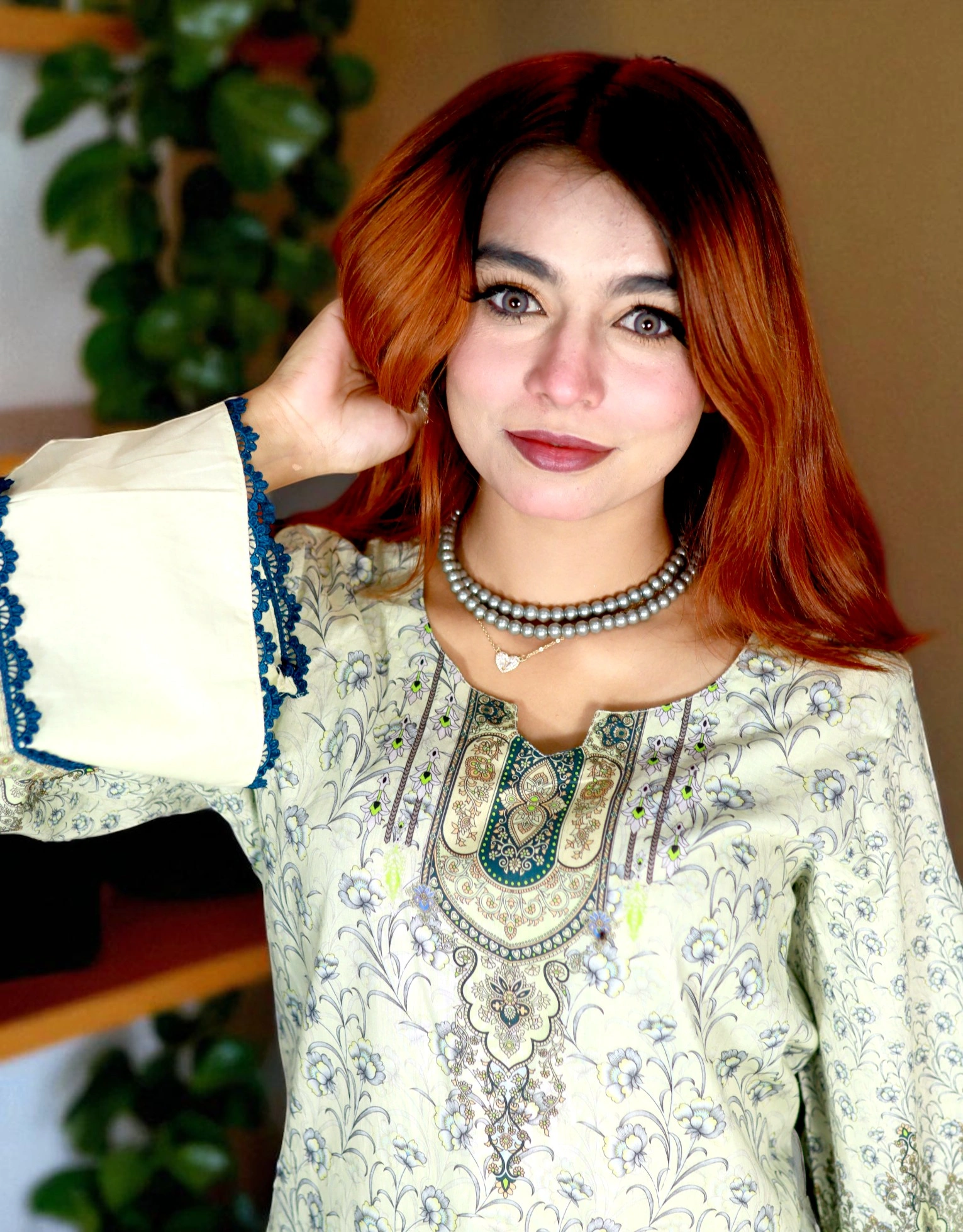 PAKISTANI INSPIRED MALHAR LAWN CODE 196 white (4)