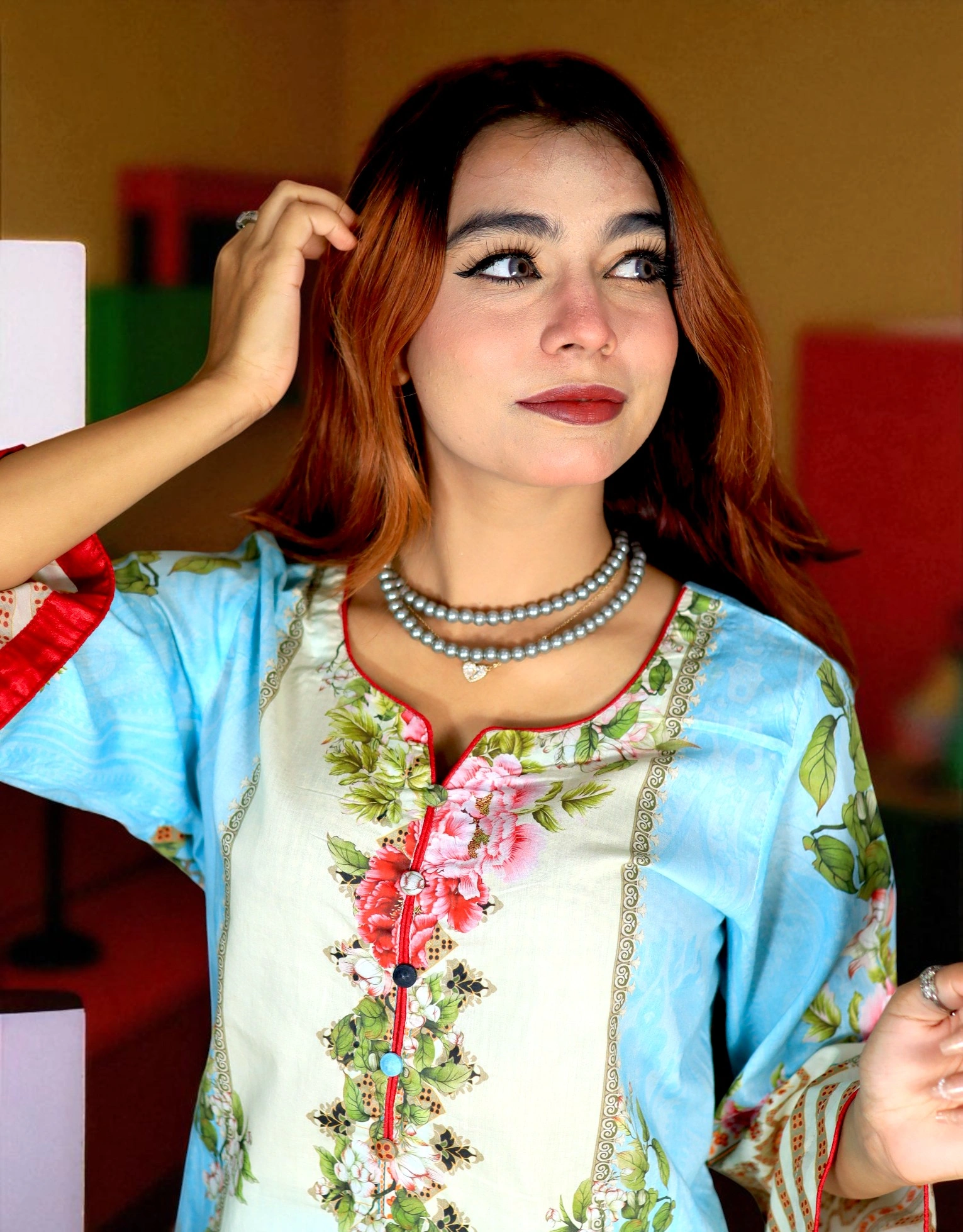 PAKISTANI INSPIRED MALHAR LAWN CODE 4 sky (14)