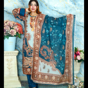 SWISS PURE COTTON LAWN 1002 BLUE