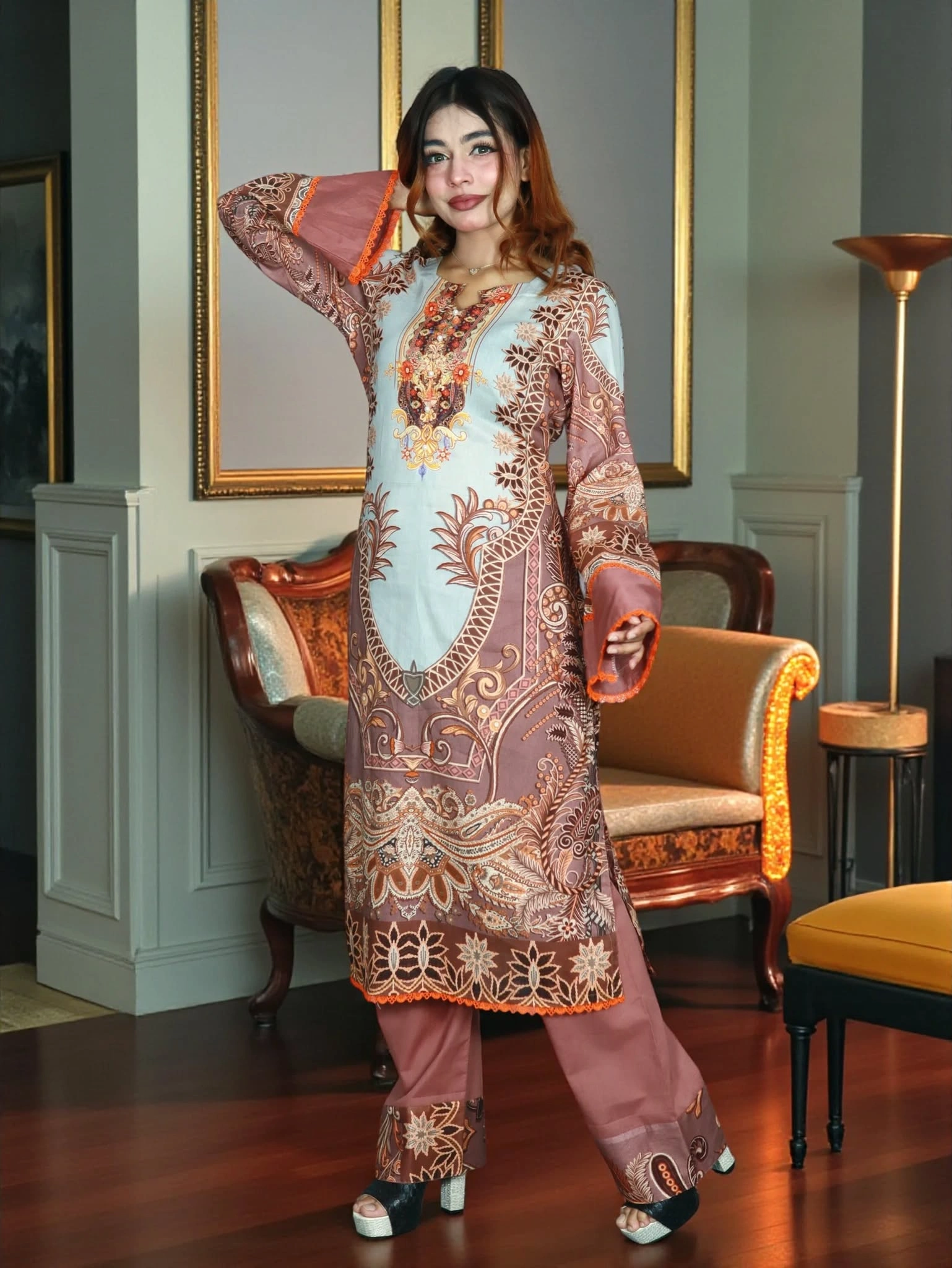 SWISS PURE COTTON LAWN 1002 LIGHT COFFEE (1)