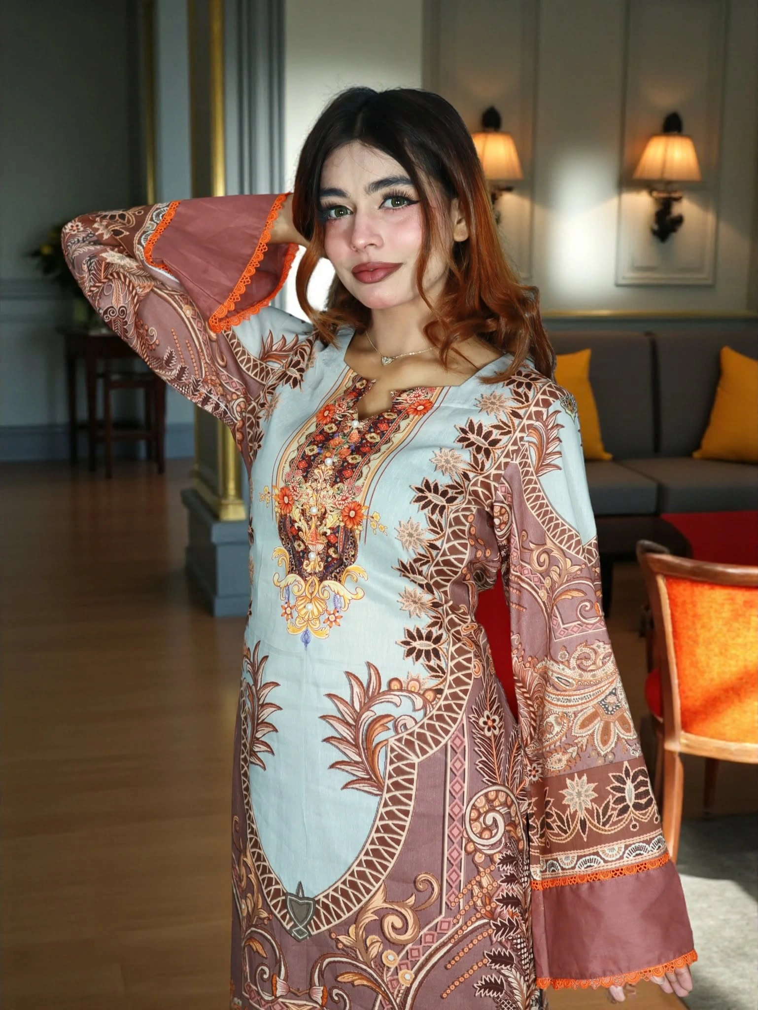 SWISS PURE COTTON LAWN 1002 LIGHT COFFEE (4)