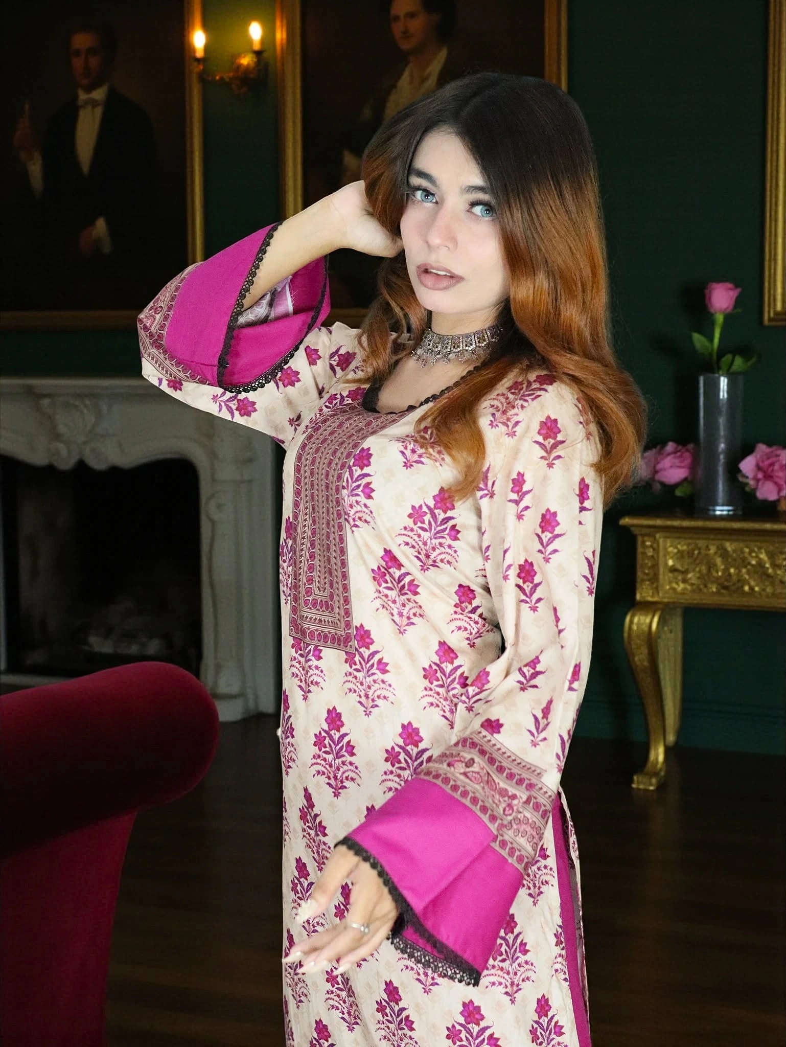 PAKISTANI INSPIRED MALHAR LAWN CODE 205 (2)