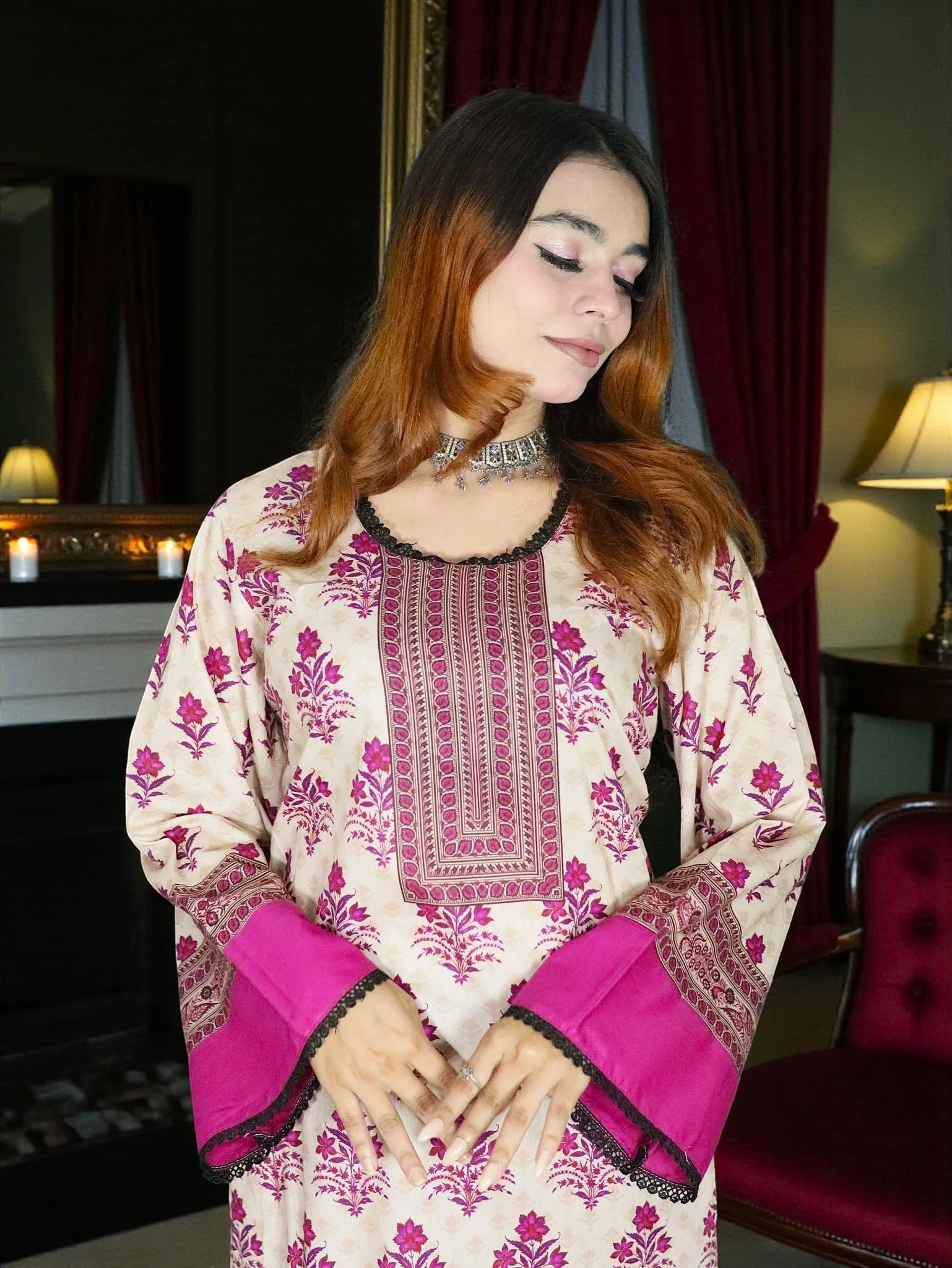 PAKISTANI INSPIRED MALHAR LAWN CODE 205 (4)