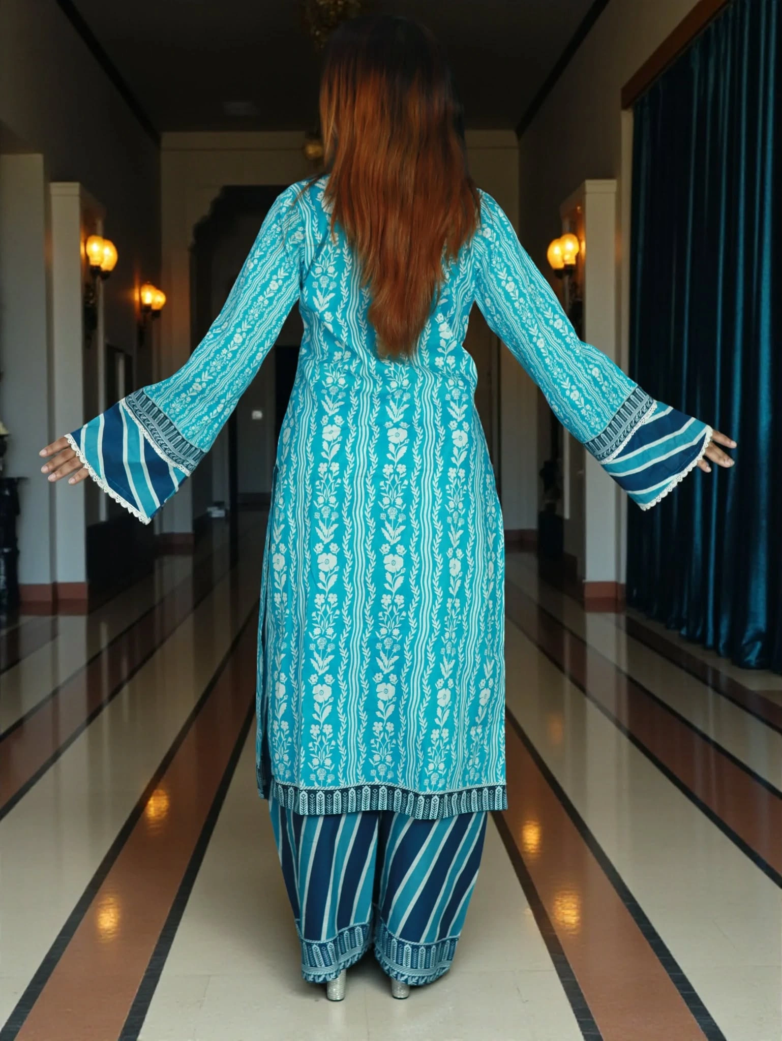 SWISS PURE COTTON LAWN CLOUD 1013 BLUE (3)