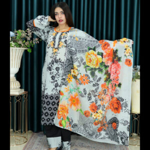 SWISS COTTON LAWN CLOUD 1018 ASH