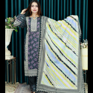 CLOUD MALHAR LAWN CODE 165 LIGHT BLACK