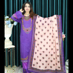 SWISS COTTON LAWN CLOUD 1019 PURPLE COLOR