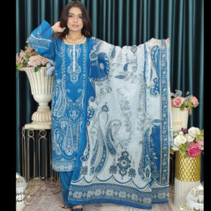 আনরেডি SWISS COTTON LAWN CLOUD 1025 BLUE