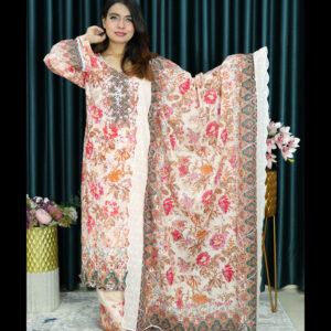 আনরেডি INSPIRED EMBODARY LAWN CLOUD 127 DEEP CREAM COLOR