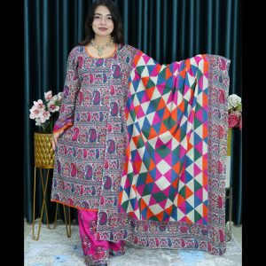 আনরেডি CLOUD SWISS LAWN CODE 1454 MAGENTA MULTI COLOR
